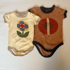 Misha and Puff onesies (0-6 m and 6-12 m)